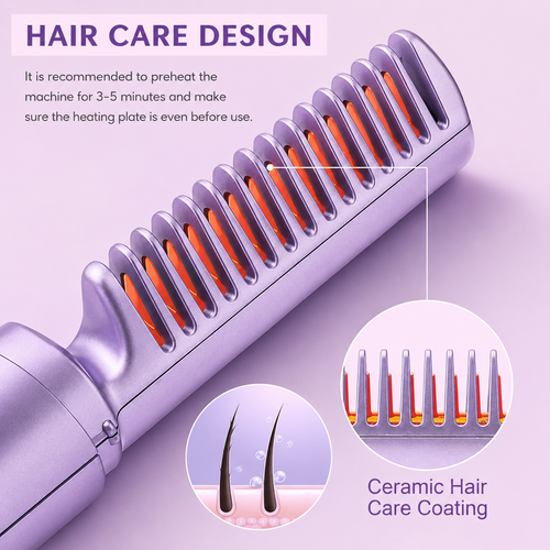 Sora Beauty Wireless Hair Straightener